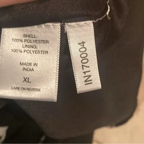 New York & Company Black and White Striped Romper - Picture 5 of 6